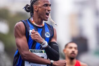 Alison dos Santos quebra recorde e vence os 400m no retorno ao Troféu Brasil após sete anos