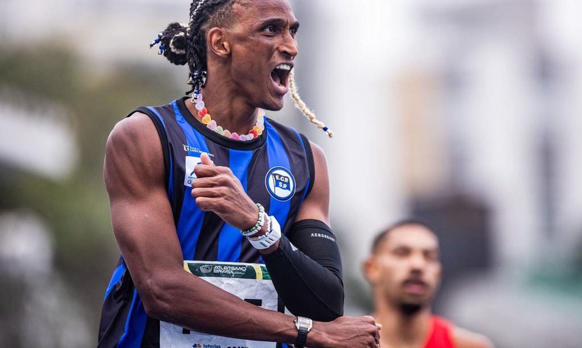 Alison dos Santos quebra recorde e vence os 400m no retorno ao Troféu Brasil após sete anos