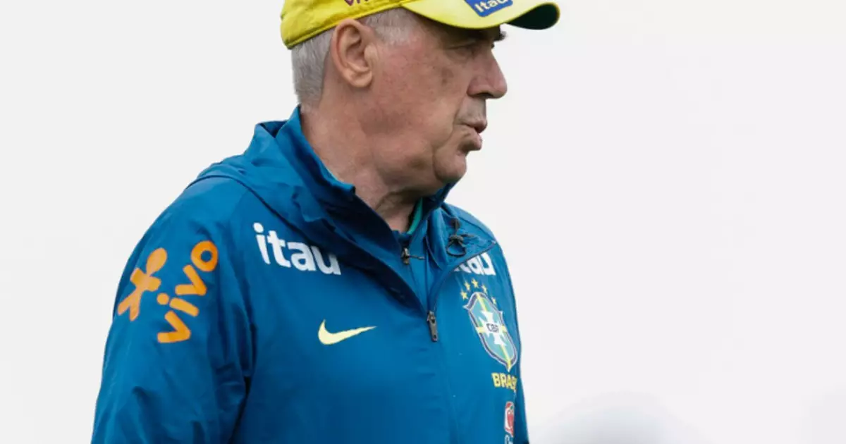 Ancelotti mantém foco na Seleção Brasileira após nova sondagem da Itália