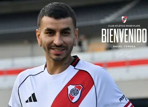 Ángel Correa reforça o elenco do River Plate para a temporada