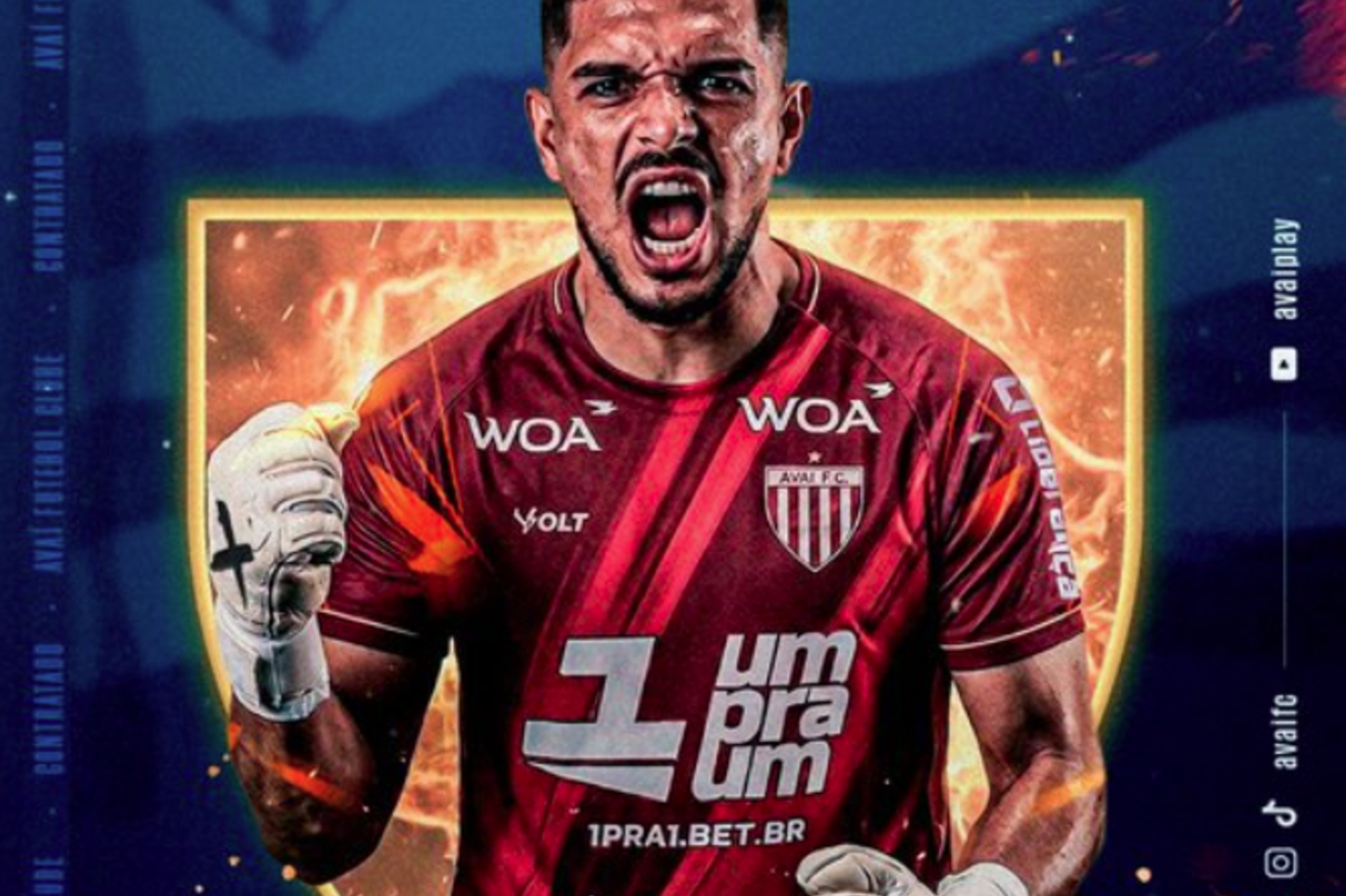 Avaí oficializa contratação do goleiro Bruno Ferreira para a sequência da Série B