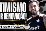 Botafogo mantém otimismo por renovação de Alex Telles e define ajustes na Sul-americana