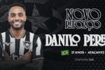 Botafogo oficializa a contratação do atacante Danilo Pereira para 2026
