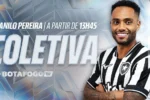 Botafogo realiza apresentação oficial do atacante Danilo Pereira nesta quinta-feira