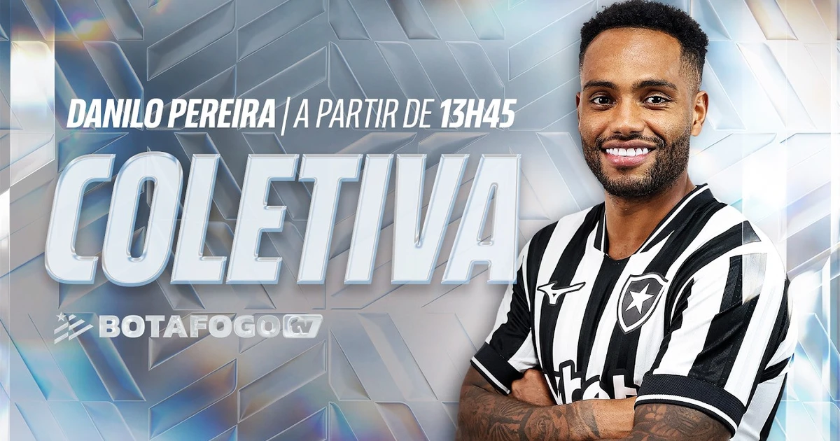 Botafogo realiza apresentação oficial do atacante Danilo Pereira nesta quinta-feira