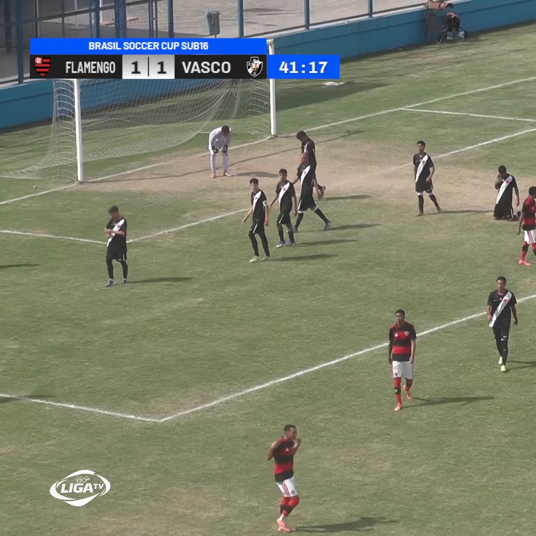 Brasil Soccer Cup Sub-16 define campeão nos pênaltis após empate entre Flamengo e Vasco