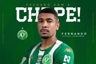 Chapecoense oficializa retorno do lateral Fernando para reforçar elenco