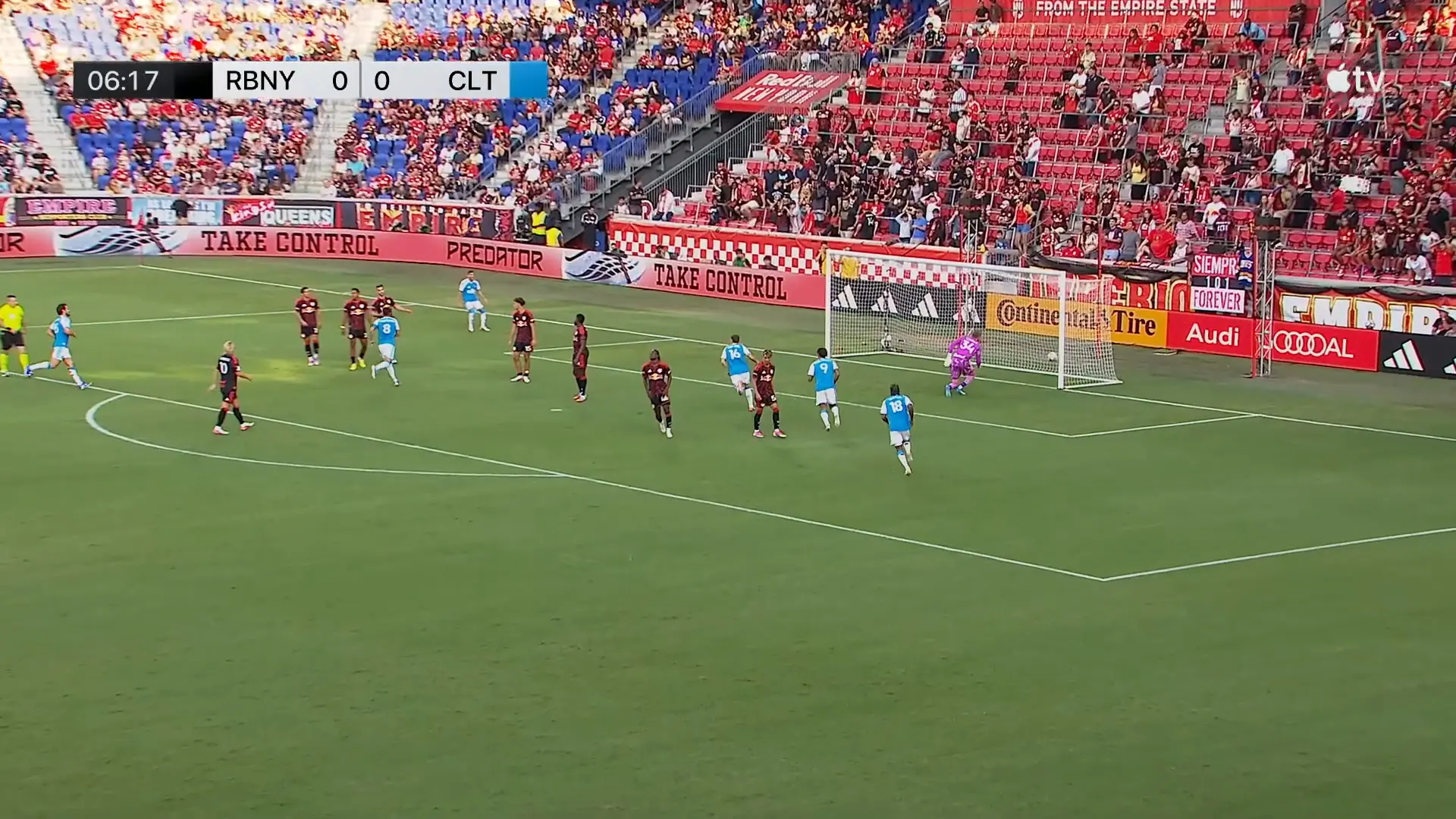 Charlotte supera New York Red Bulls fora de casa em duelo pela MLS