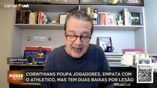 Corinthians enfrenta problemas físicos após empate com o Athletico
