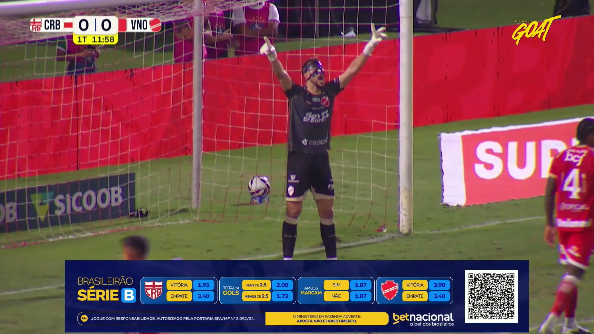 CRB conquista vitória crucial sobre o Vila Nova na Série B do Brasileirão