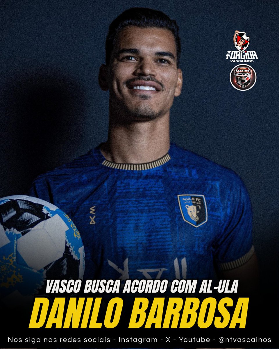Danilo Barbosa: Vasco intensifica conversas por volante, mas Al-ula pede compensação