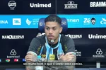Diego Caito celebra estreia e gol decisivo pelo Grêmio