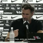 Eduardo Domínguez celebra evolução do Atlético após triunfo contra o Palmeiras