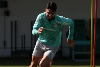 Flaco López reintegra elenco do Palmeiras após compromissos com a seleção