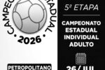 Futmesa: Petrópolis sedia a quinta etapa do Campeonato Estadual Individual