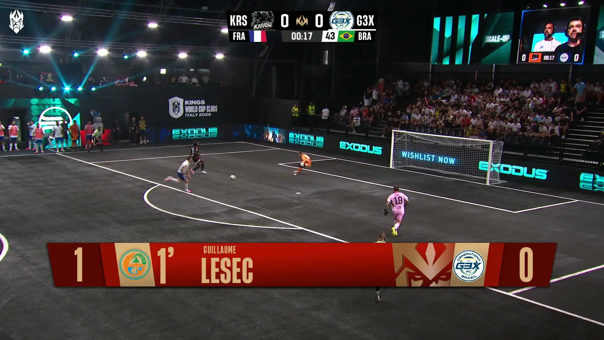 G3X FC domina Karasu e goleia na Kings World Cup Clubs