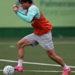 Giay treina com elenco e vira opção para o Palmeiras enfrentar o Atlético-mg