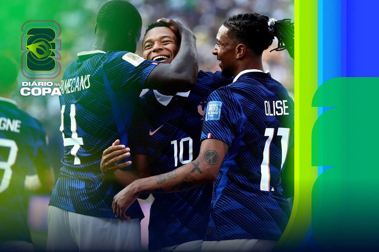 França exibe poderio e consolida favoritismo na Copa do Mundo