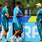 Seleção brasileira treina em Nova Jersey para enfrentar a Noruega nas oitavas neste domingo