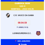 Vasco encara Madureira em São Januário pela semifinal do Carioca sub-15