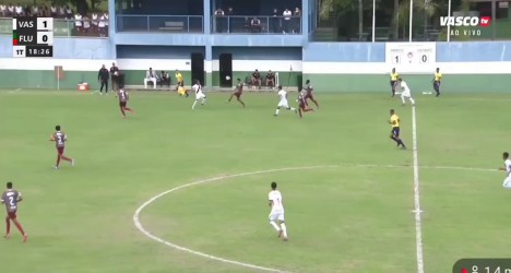 Vasco lidera placar contra o Fluminense na final do Carioca Sub-15