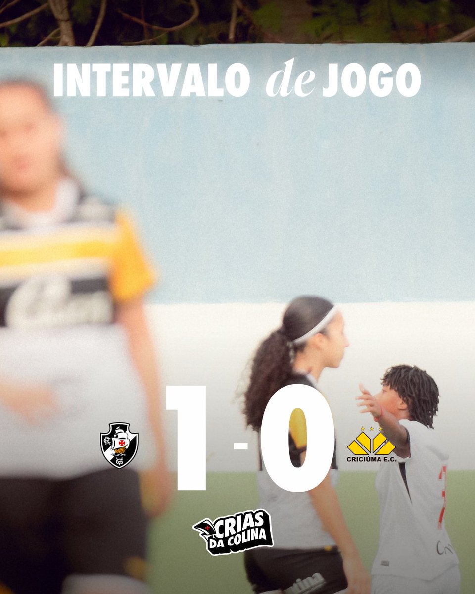 Vasco lidera placar contra o Criciúma pelo Campeonato Brasileiro Sub-17 feminino