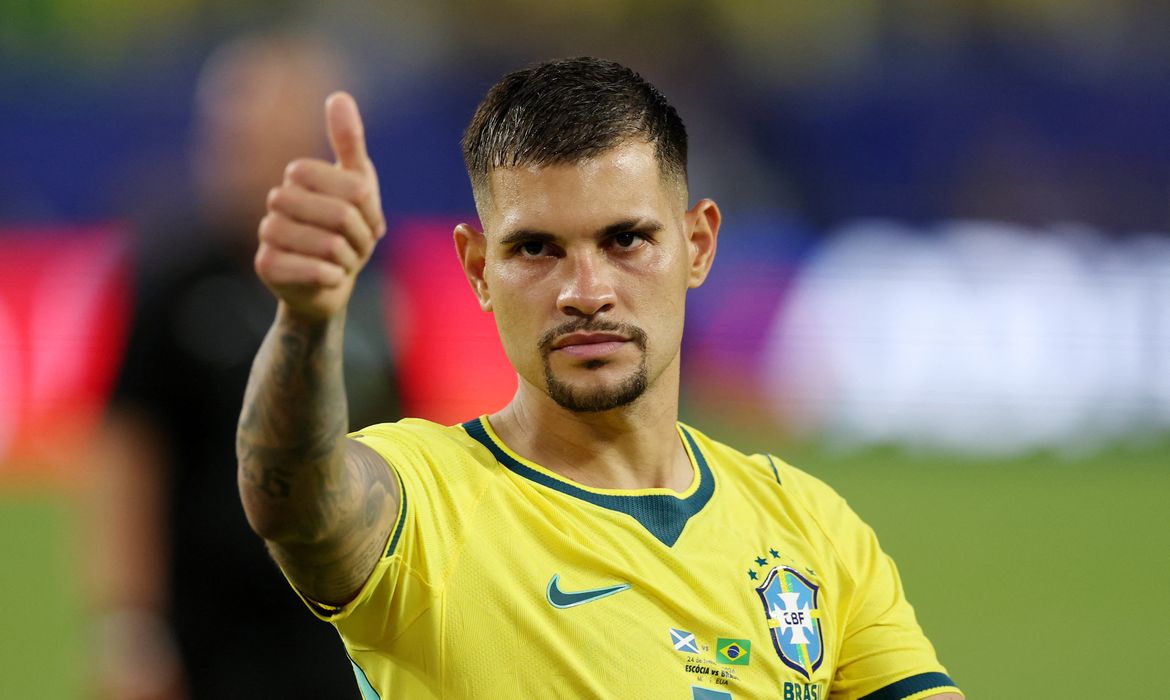 Bruno Guimarães projeta confronto decisivo contra a Noruega na Copa do Mundo