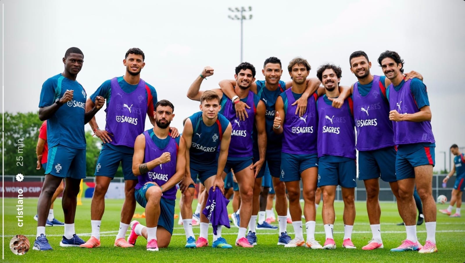 Portugal inicia preparação para duelo decisivo contra a Espanha na Copa do Mundo