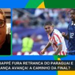 França supera retranca do Paraguai e mantém vivo o sonho do título