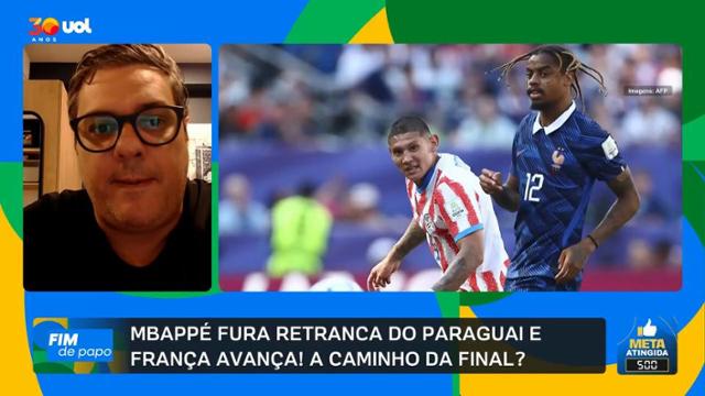 França supera retranca do Paraguai e mantém vivo o sonho do título