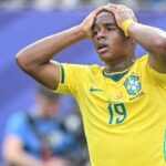 Endrick lamenta chance desperdiçada em eliminação do Brasil na Copa do Mundo