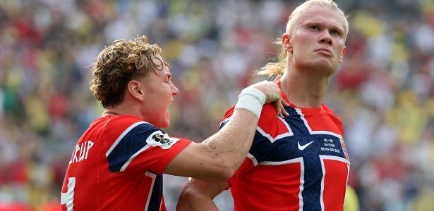 Haaland e Kane protagonizam duelo decisivo nas quartas da Copa do Mundo