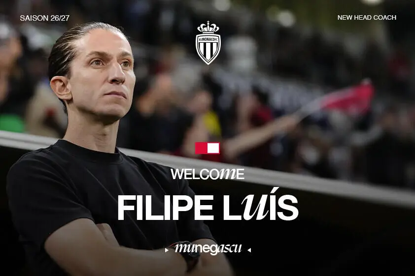 Filipe Luís assume comando do Monaco e agita o mercado da bola europeu
