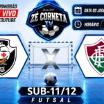 Futsal de base vive semifinal decisiva entre Vasco e Fluminense