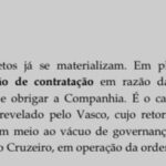 Vasco aponta impacto de crise na gestão em negociação frustrada por Gabriel Pec