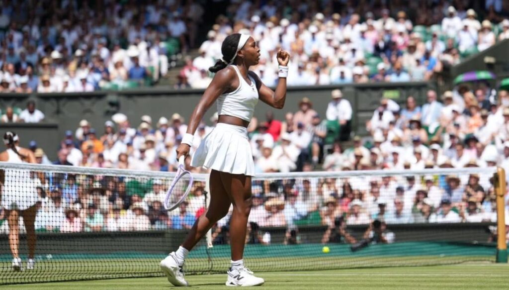 Coco Gauff alcança semifinal inédita em Wimbledon após virada sobre Jessica Pegula