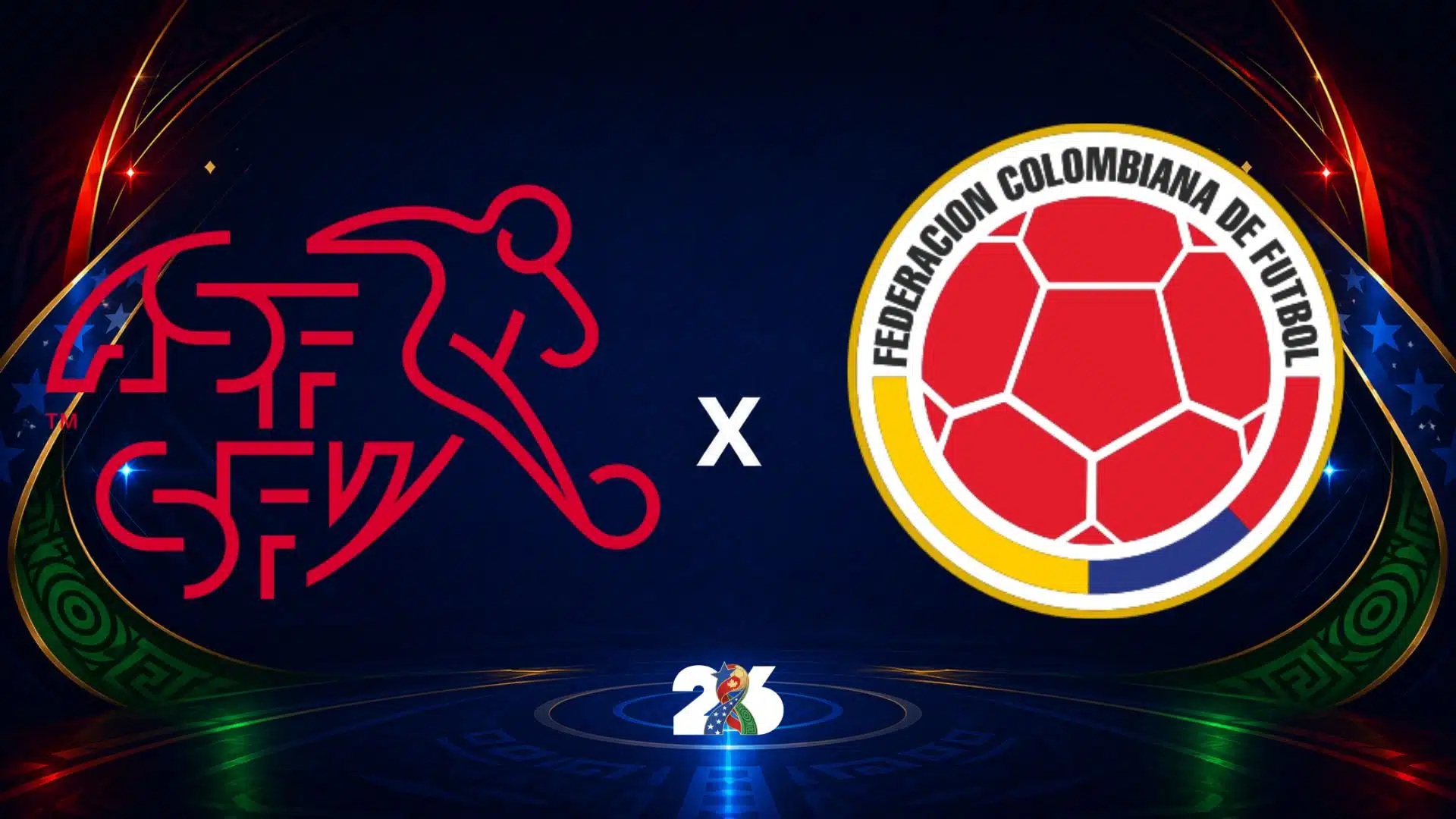 Suíça e Colômbia disputam vaga nas quartas de final da Copa do Mundo