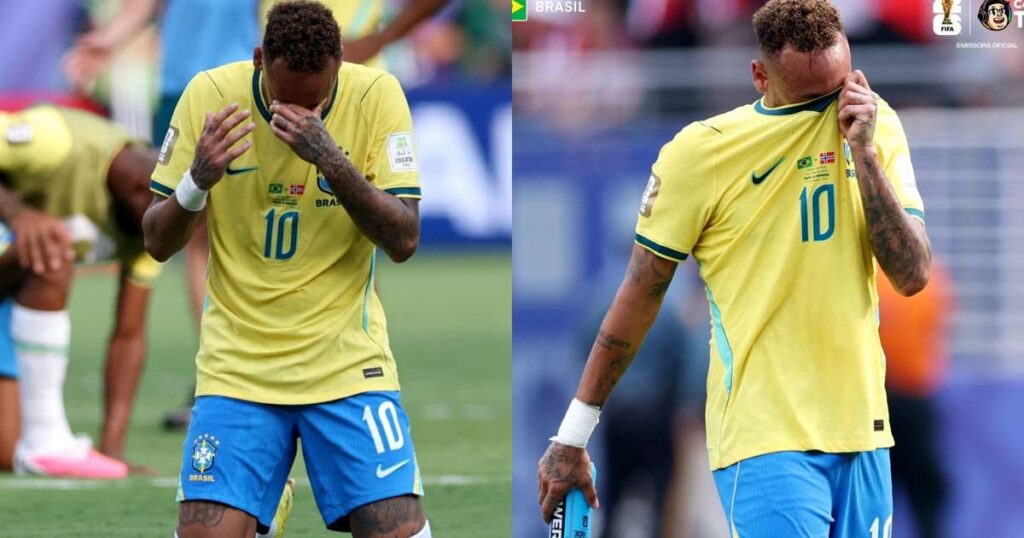 Provocação argentina: TV vizinha ironiza choro de Neymar após eliminação do Brasil na Copa