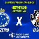Cruzeiro e Vasco duelam pelo jogo de ida das quartas do Campeonato Brasileiro Sub-20
