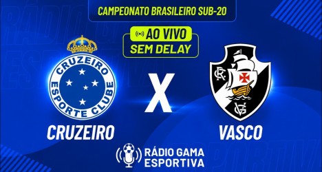 Cruzeiro e Vasco duelam pelo jogo de ida das quartas do Campeonato Brasileiro Sub-20