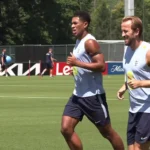 Bellingham e Kane lideram preparação da Inglaterra para as quartas de final