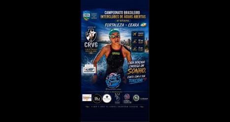 Atleta Ana Coelho, do Vasco, embarca para desafio nacional de águas abertas em Fortaleza