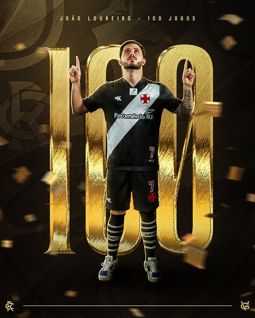 Cria de São Januário, João Loureiro atinge 100 jogos pelo Vasco Futsal