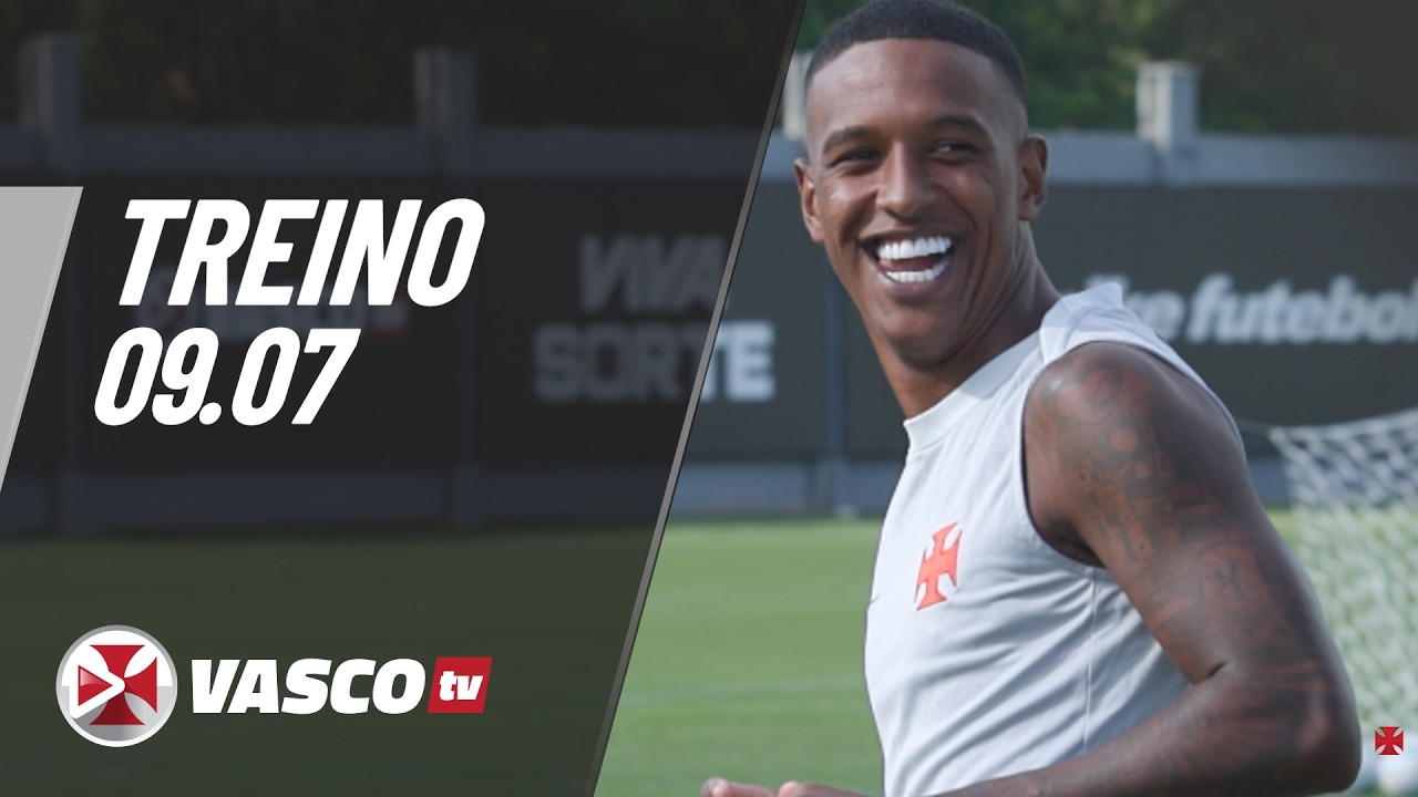 Vasco intensifica preparação em treino registrado pela Vascotv nesta sexta-feira