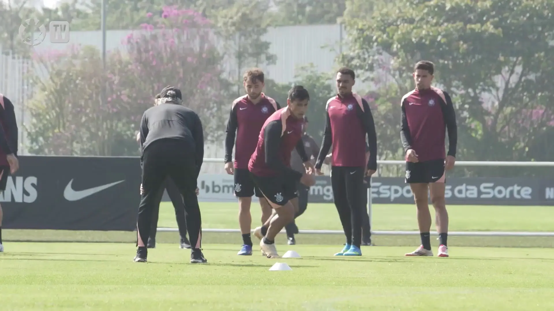 Corinthians intensifica preparação física no CT Joaquim Grava para duelo contra o Cascavel