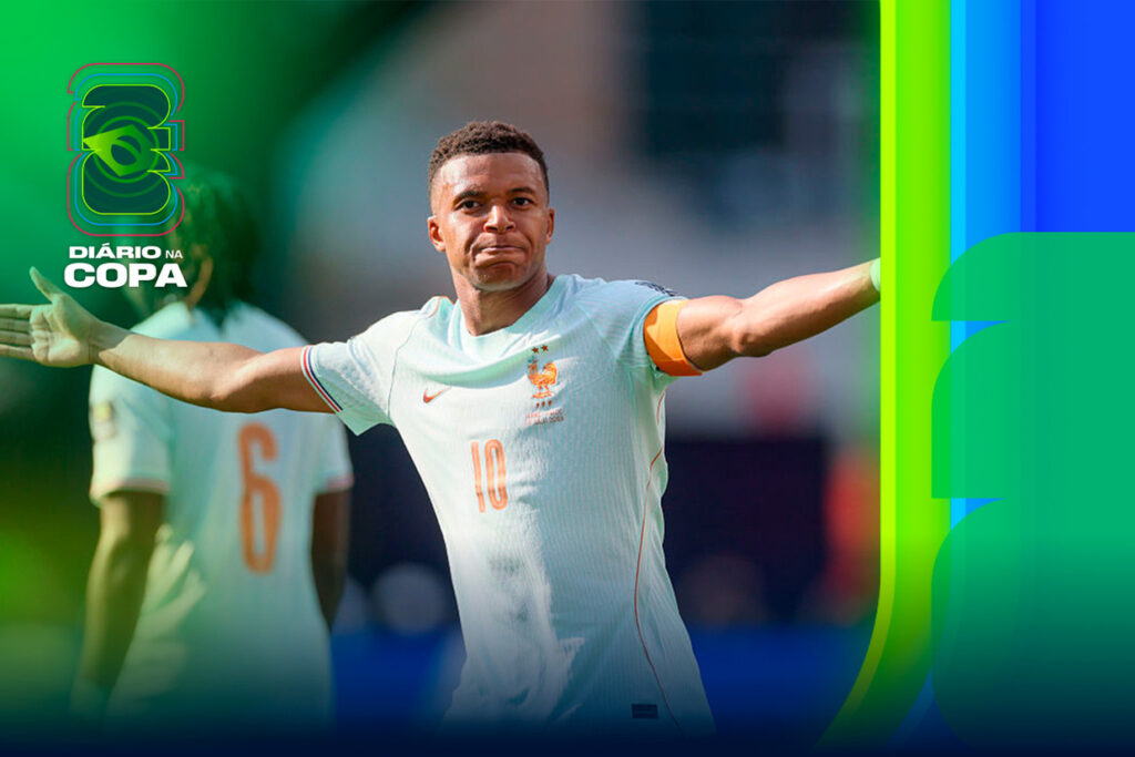 Mbappé brilha e França avança à semifinal da Copa do Mundo