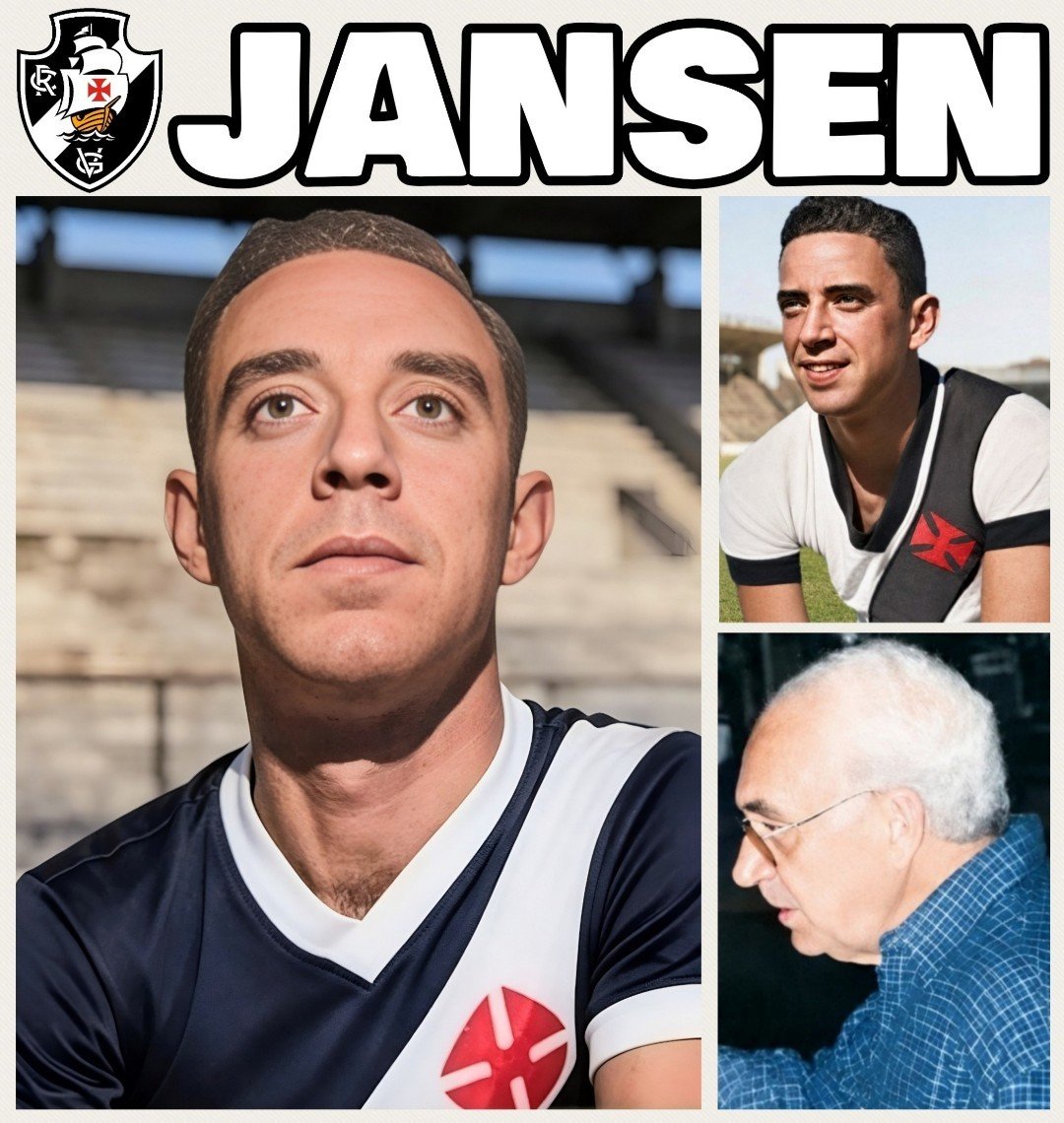 Jansen: a trajetória do ídolo vascaíno que completaria 99 anos