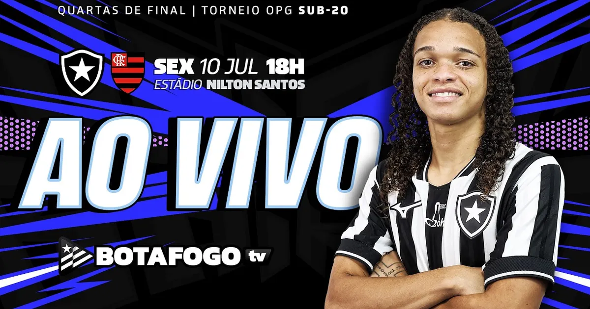 Botafogo e Flamengo decidem vaga nas semifinais do Torneio OPG sub-20