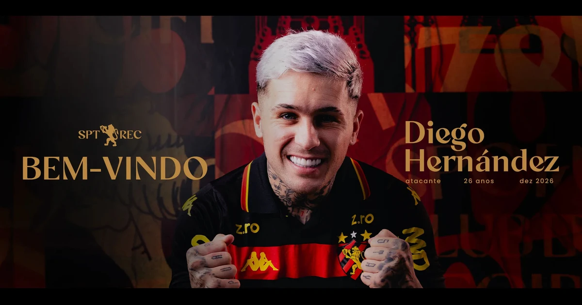 Sport oficializa contratação do meia-atacante Diego Hernández até 2027