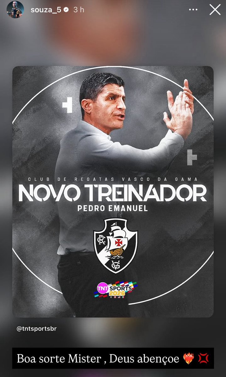 Pedro Emanuel assume o comando técnico do Vasco da Gama